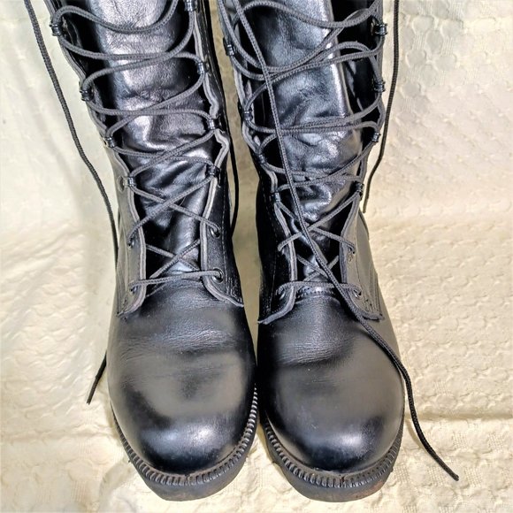 Altama Black Leather Combat Boots Size 6.5/8.5 main image 11